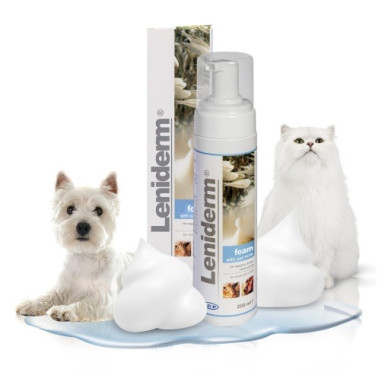 Spumă de Curățare pentru Câini și Pisici Leniderm, 200 ml – ICF